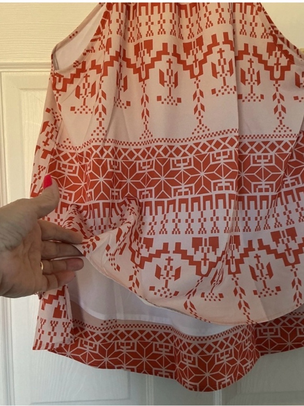 Pretty Patterned Halter Top - Picture 3 of 7